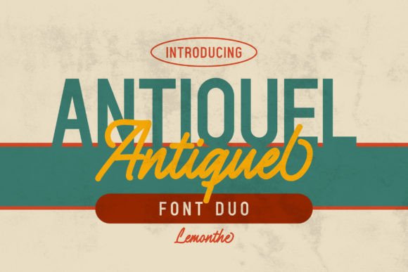 Antiquel: The Font Duo That Marries Modern Clarity with Classic Charm