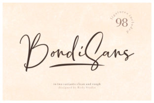 BondiSans: The Bold, Messy Script for Authentic Branding
