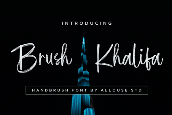 Brush Khalifa: A Modern Script for Bold Branding