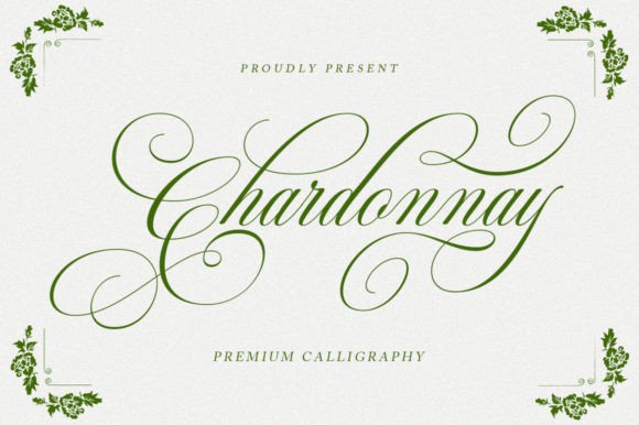 Chardonnay: A Calligraphy Font for Authentic Branding