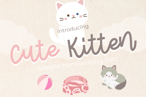 Discover Cute Kitten: Your New Favorite Script Typeface
