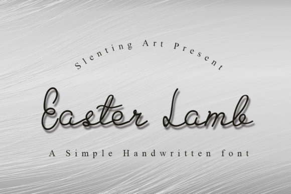 Easter Lamb: A Whimsical Script Font for Creative Projects