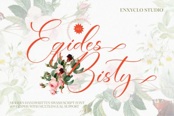 Eqides Bisty: A Modern Handwritten Font for Creative Projects
