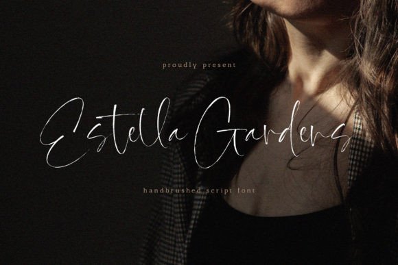 Estella Gardens: The Hand-Brushed Script Font for Elevated Design