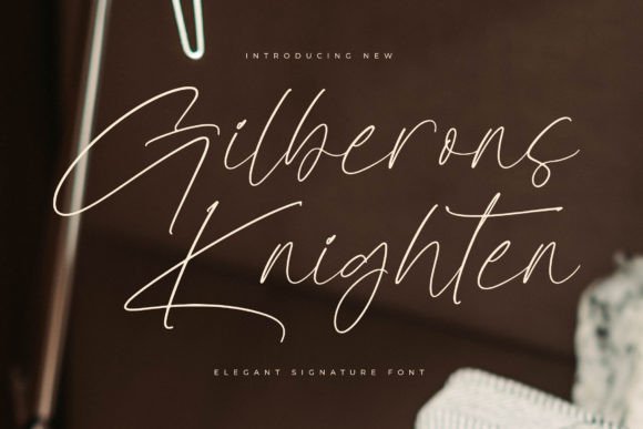 Gilberons Knighten: The Signature Script for Modern Branding
