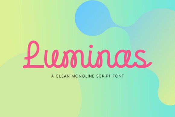 Luminas Script Font: Modern Elegance for Your Brand