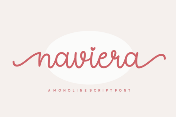 Naviera: Crafting Warmth with a Sweet Monoline Script