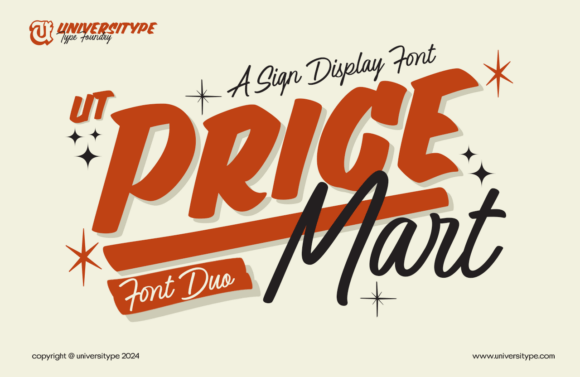 Price Mart Duo: A Dynamic Font Pairing for Modern Design