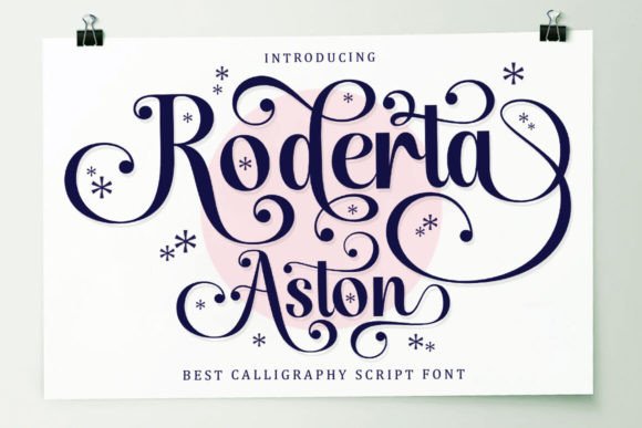 Roderta Aston: A Script Font for Timeless Branding
