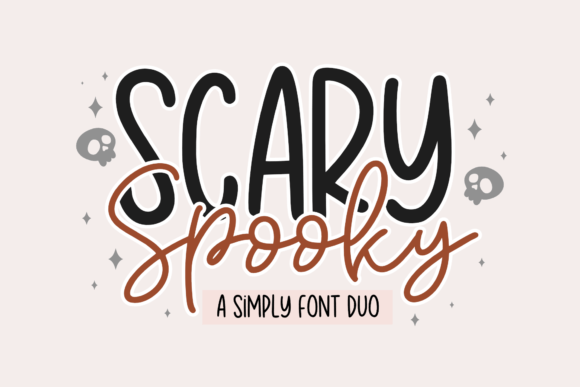 Scary and Spooky: A Friendly Font Duo for Halloween Projects