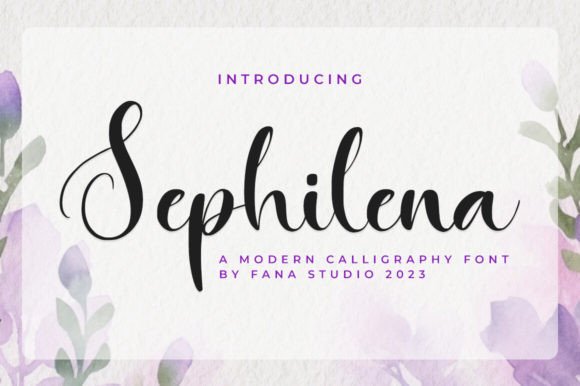 Sephilena: A Script Font for a Modern, Personal Touch