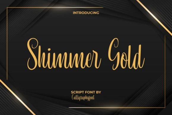 Shimmer Gold: Elevate Your Creative Projects with This Font