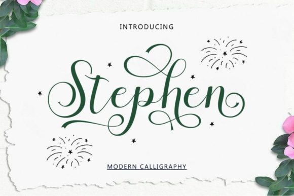 Stephen: The Modern Script Font for Refined Branding