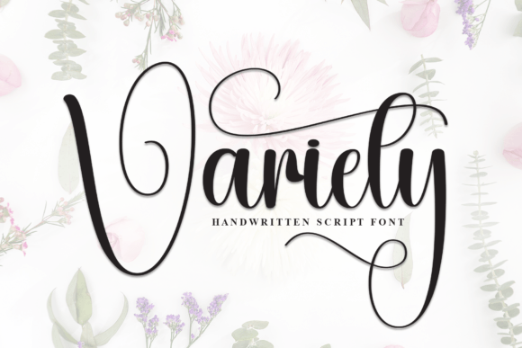Variety: A Script Font That Elevates Your Design